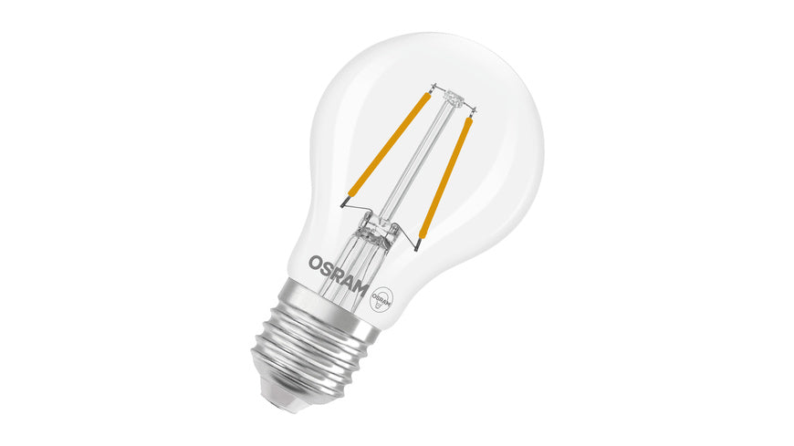 Osram LED Superstar Classic A 25 Filament, 1,8 W, 250 lm, E27, dimmbar, warmweiß, klar