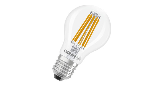 Osram LED Classic A 100, Filament, EEK A, 7,2 W, 1521 lm, E27, dimmbar warmweiß, klar