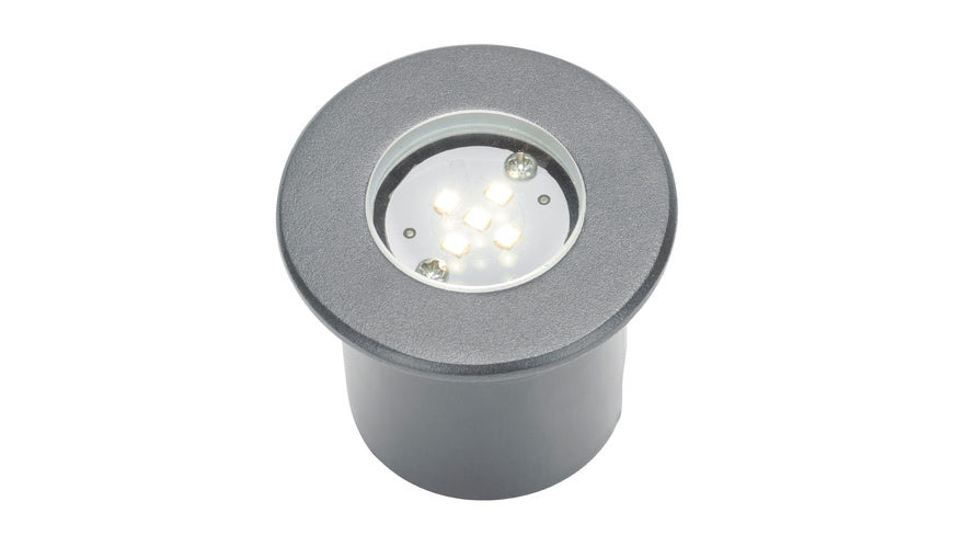 Die Bold 24V-Garten Aluminium LED Bodenbauleuchte, DC 24 V, 1 W, 3000 K