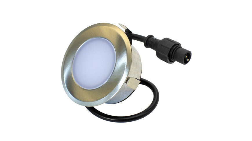 Die Bold Edelstahl LED Bodenleuchte, DC 24V, 1.2W, dimmbar, 3000K