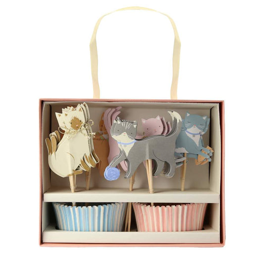 Cute Kittens Cupcake Set