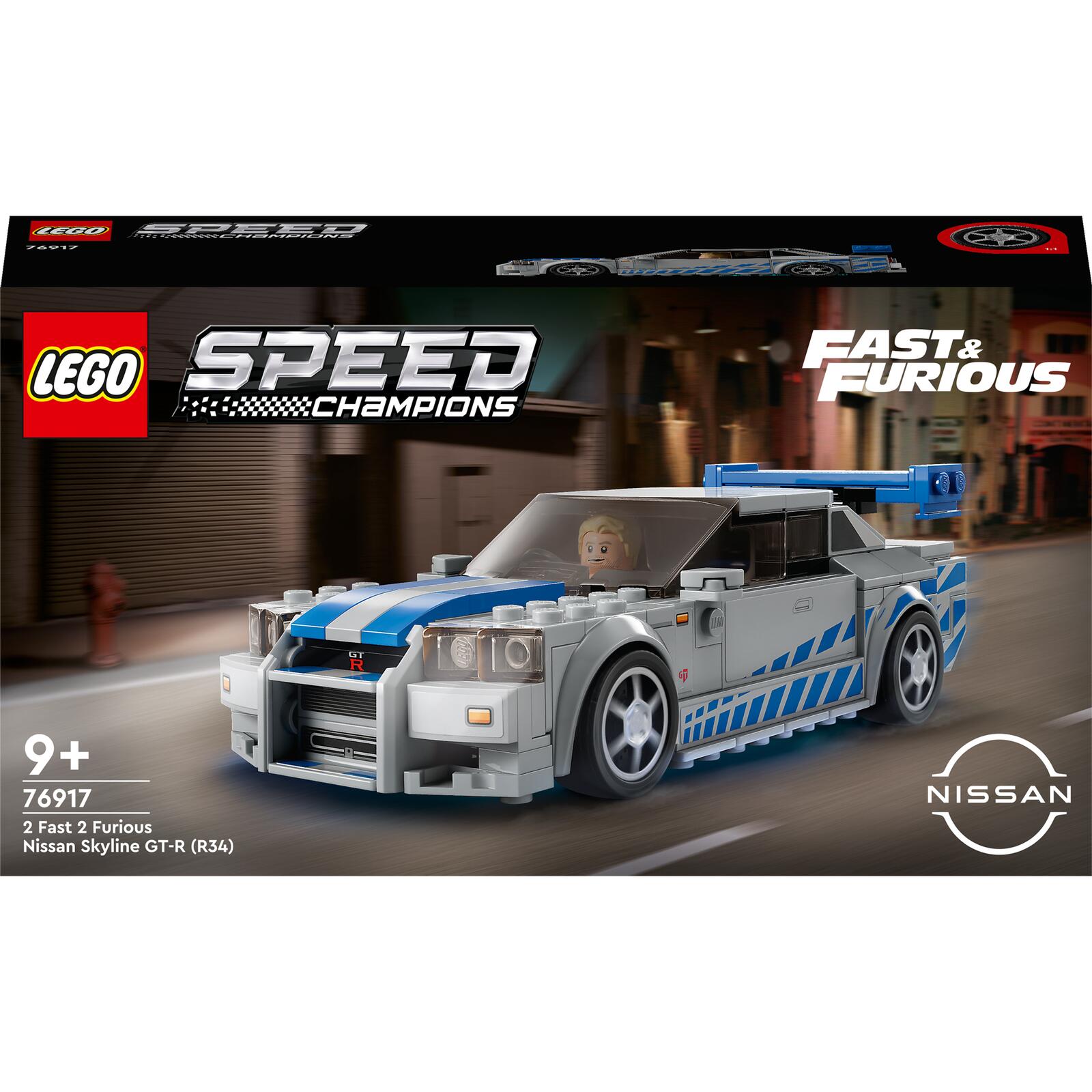 LEGO® Speed Champions 76917 2 Fast 2 Furious - Nissan Skyline GT-R (R34)