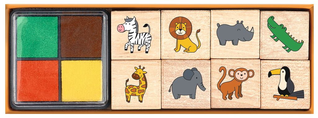 Stempelbox Wildtiere