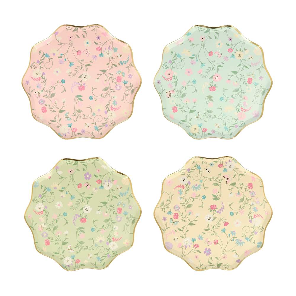 Laduree Pappteller Blumen