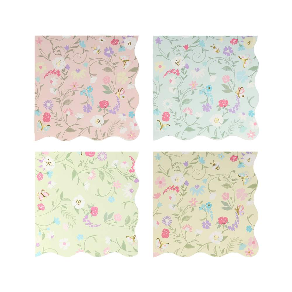 Laduree Servietten Blumen