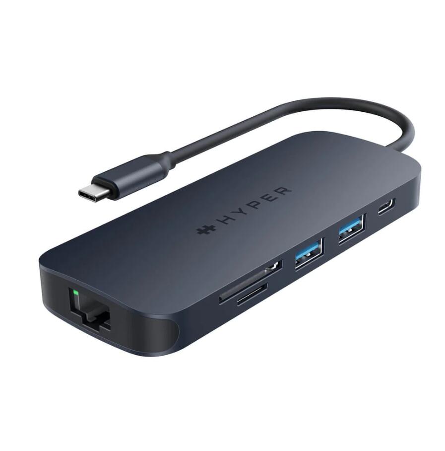 Hyper® HyperDrive EcoSmart™ Gen.2 Universal USB-C® 8-in-1 Hub w 140 W PD3.1 Power Pass-thru