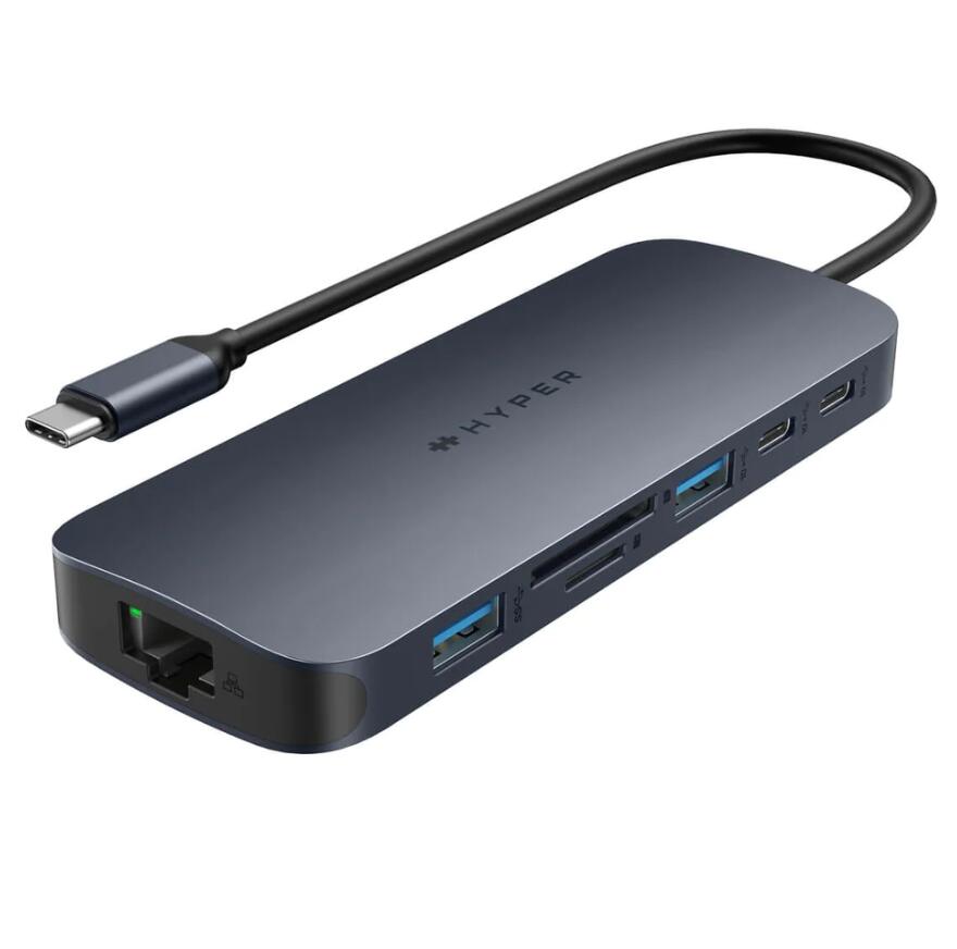 Hyper® HyperDrive EcoSmart™ Gen.2 Universal USB-C® 10-in-1 Hub w 140 W PD3.1 Power Pass-thru