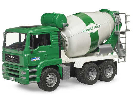 BRUDER MAN TGA Betonmisch-LKW (ohne Light &amp; Sound Modul), grün