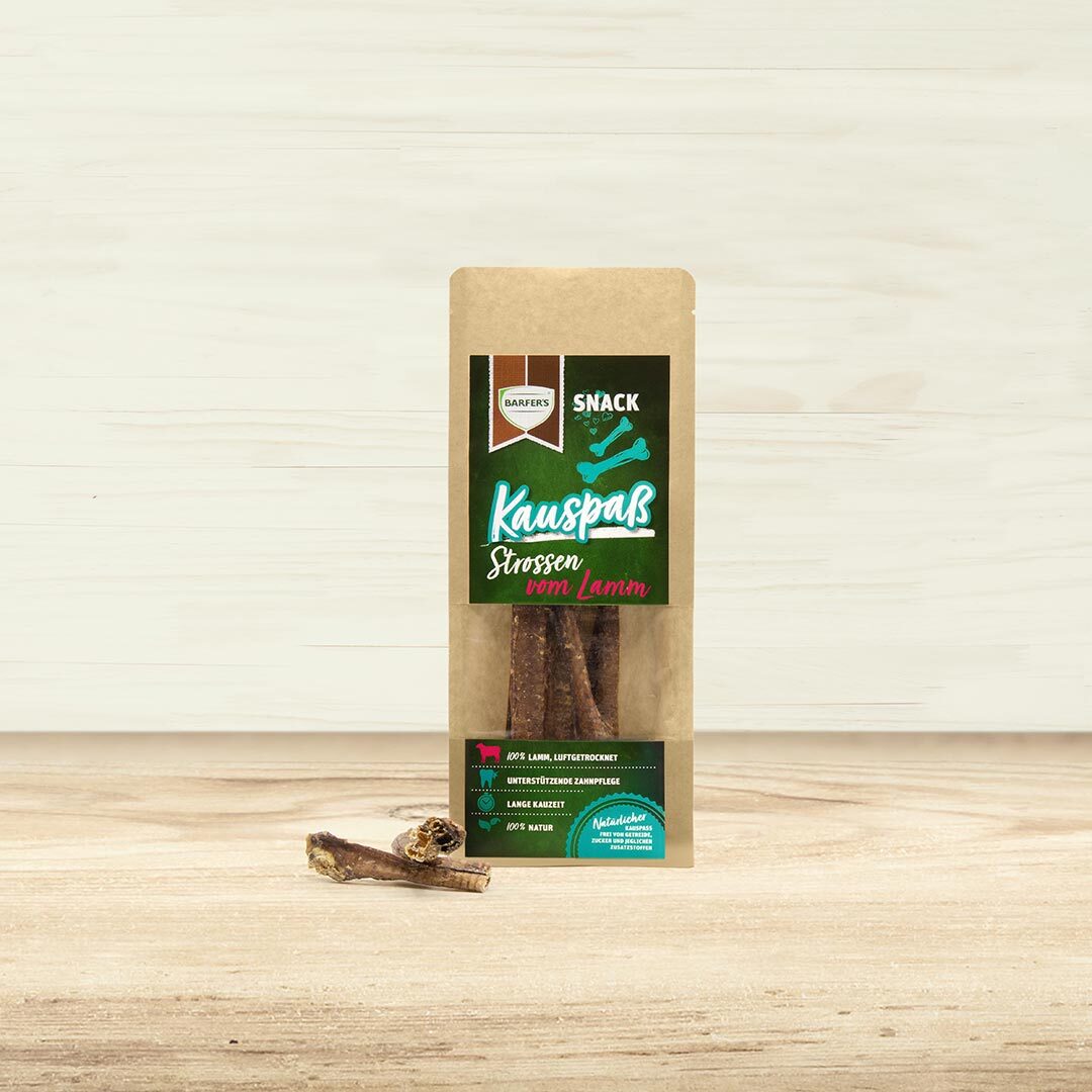 BARFER'S SNACK  - Strossen vom Lamm