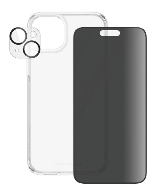 PanzerGlass™ Privacy 3-in-1 Set - iPhone 15 Plus