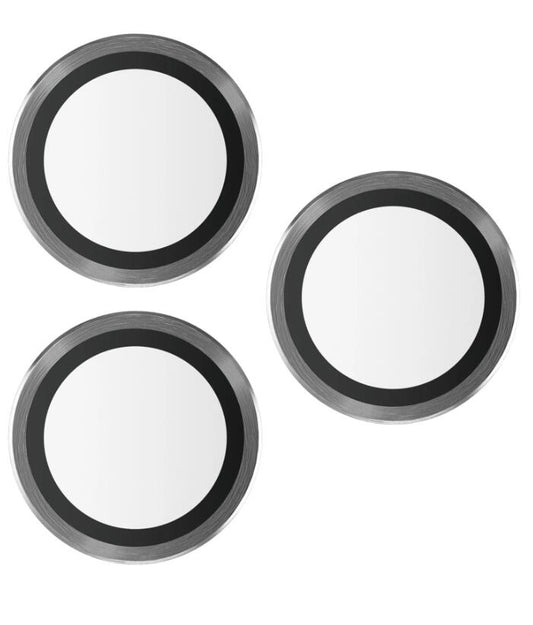 PanzerGlass™ Hoops Kameraschutz für das Apple iPhone 15 Pro & iPhone 15 Pro Max - Schwarz