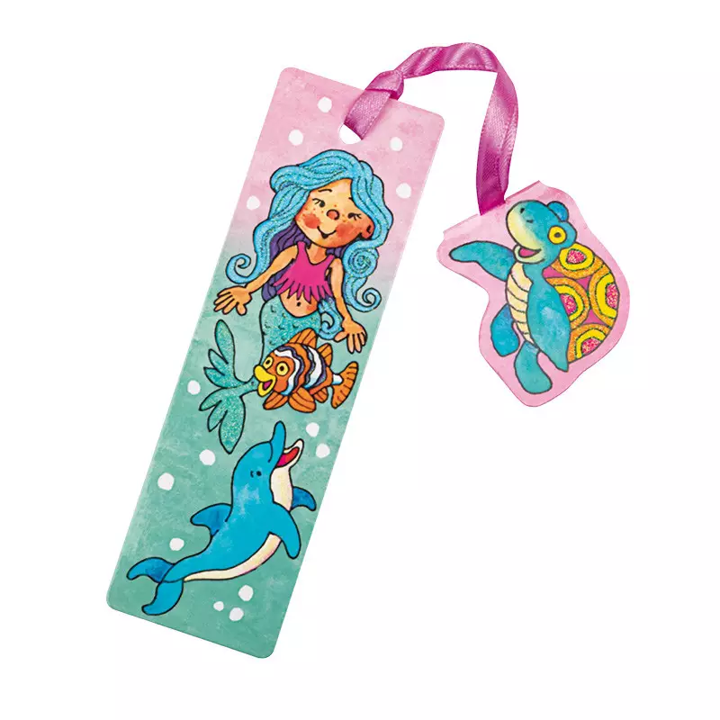 Glitter-Lesezeichen Nixe