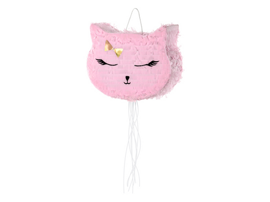 Katze rosa Pinata groß