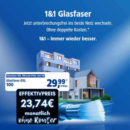 1&1 Glasfaser / DSL