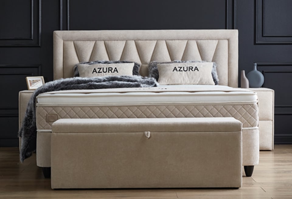 Erlebe himmlischen Schlaf: Das Boxspringbett Azura von ABC Bedding - Jetzt bei Myhomelando