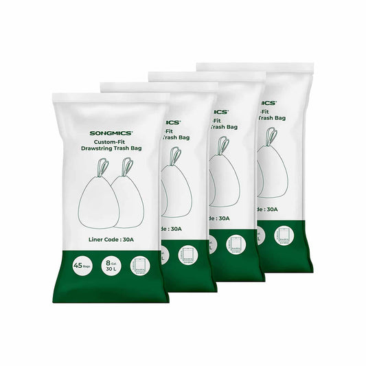 30-Liter-Müllbeutel mit Zugband insgesamt 180 Stück