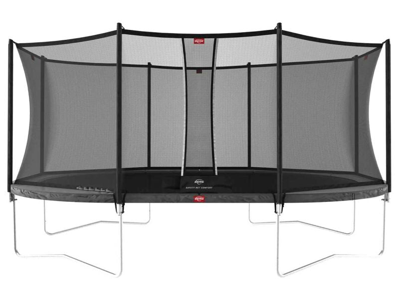 BERG Trampolin Grand Favorit Regular 520 Grey inkl. Sicherheitsnetz Comfort