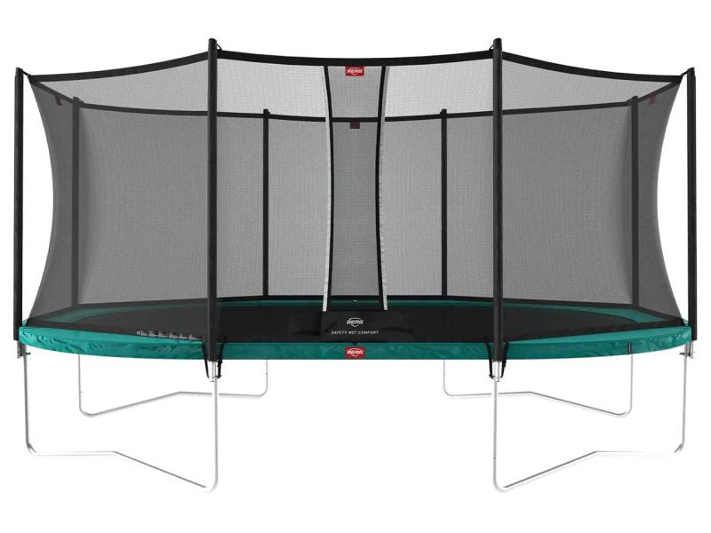 BERG Trampolin Grand Favorit Regular 520 Green inkl. Sicherheitsnetz Comfort