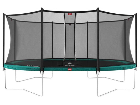 BERG Trampolin Grand Favorit Regular 520 Green inkl. Sicherheitsnetz Comfort