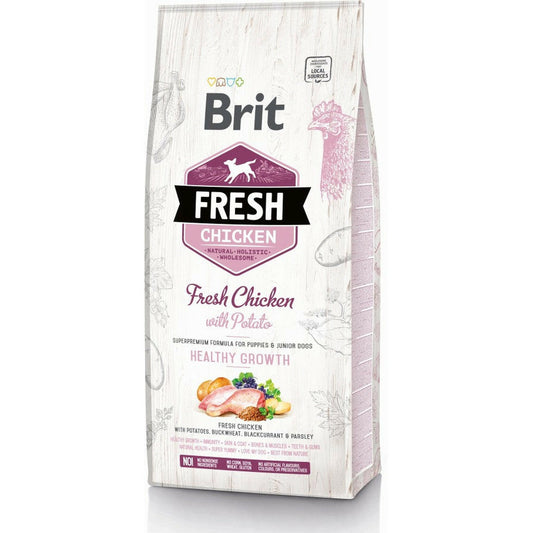 Brit Fresh Hund - Puppy & Junior - Chicken - Healthy Growth