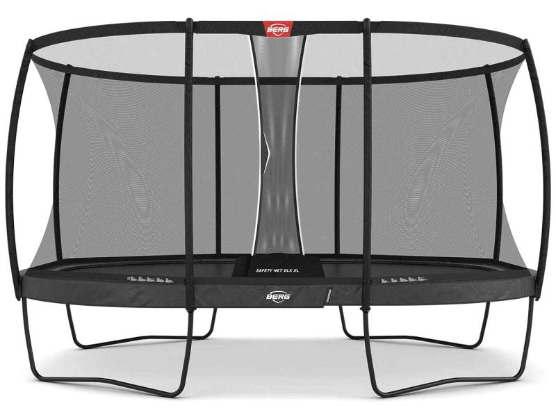 BERG Trampolin Grand Champion Regular 520 Grey inkl. Sicherheitsnetz Deluxe XL