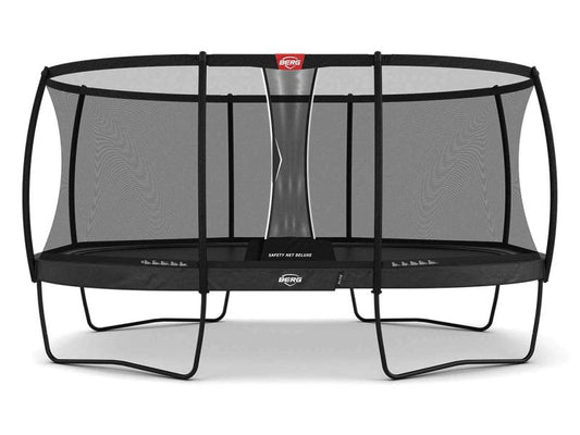 BERG Trampolin Grand Elite Regular 520 Grey inkl. Sicherheitsnetz Deluxe