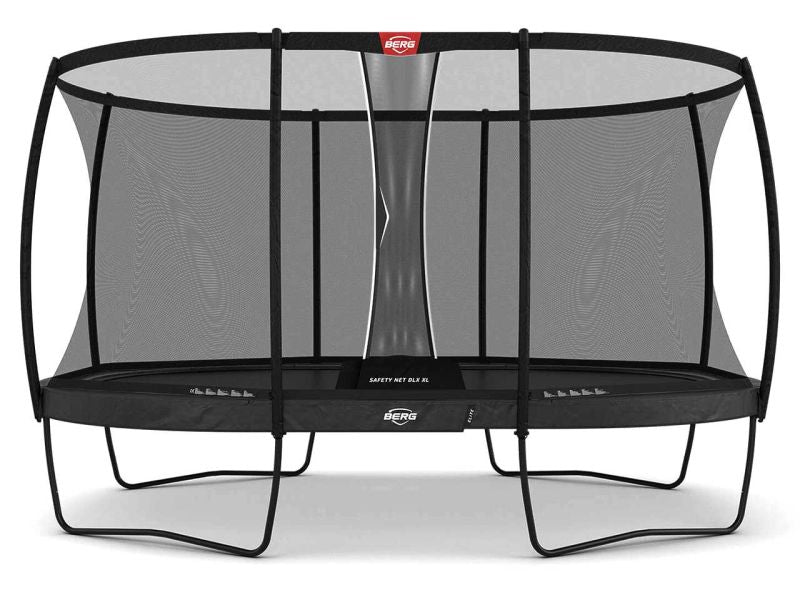 BERG Trampolin Grand Elite Regular 520 Grey inkl. Sicherheitsnetz Deluxe XL
