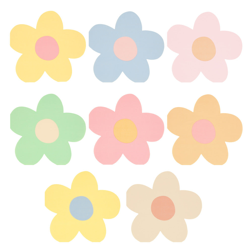 Happy Flowers (Blumenform) Servietten