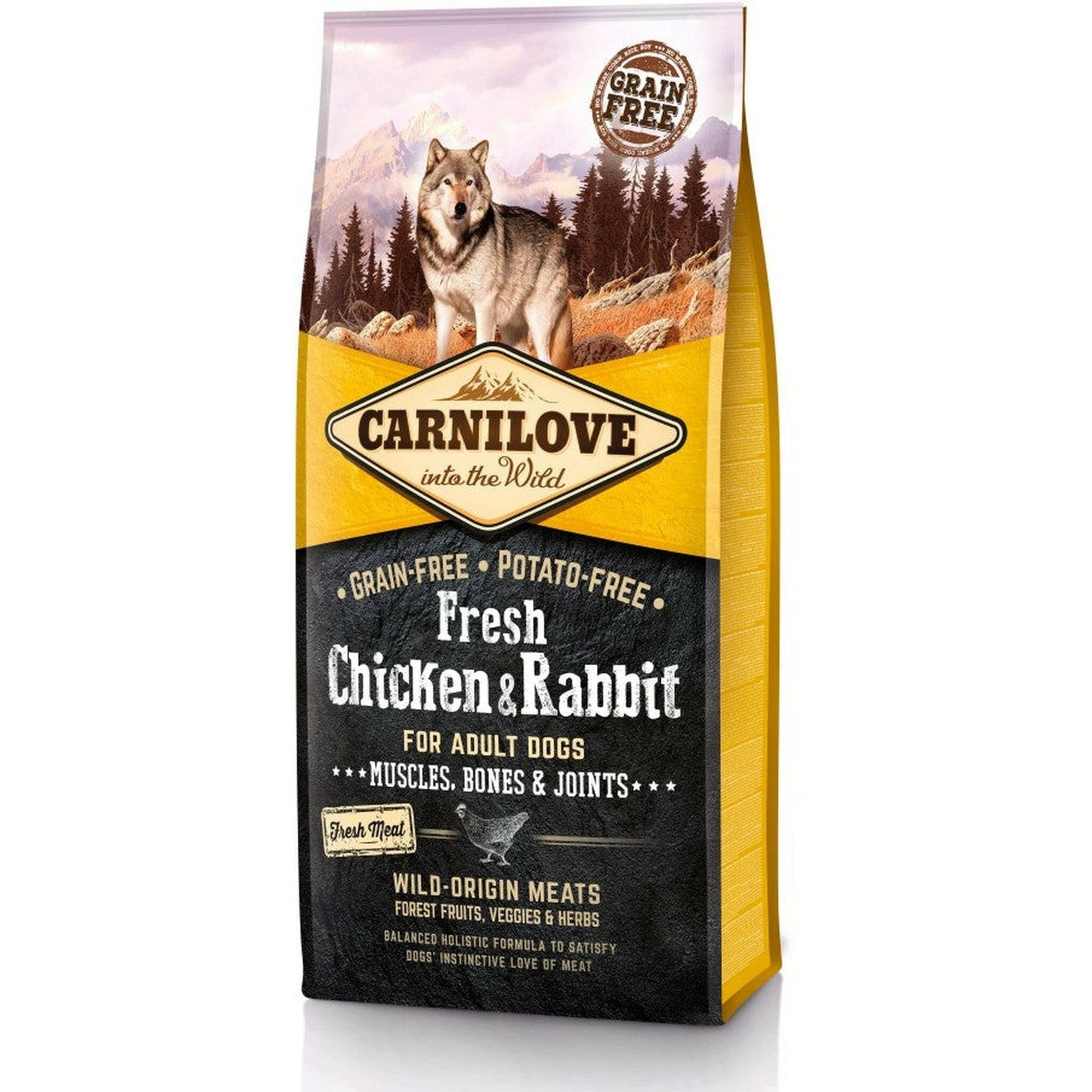 Carnilove Dog Adult Fresh - Chicken & Rabbit
