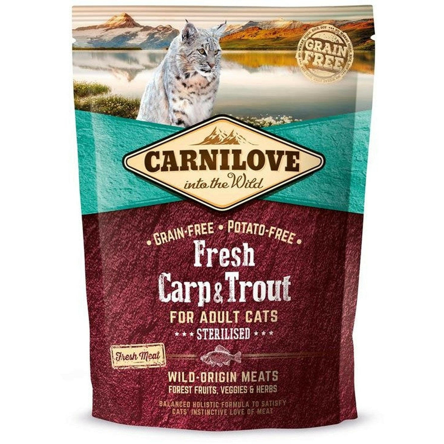 Carnilove Cat Adult Fresh - Carp & Trout/Sterilised