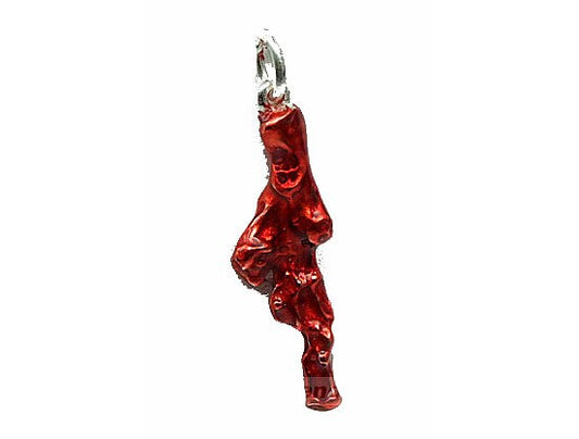 Silberschmuck von Drachenfels Korallen-Anhänger D PSG 39-2-2AG