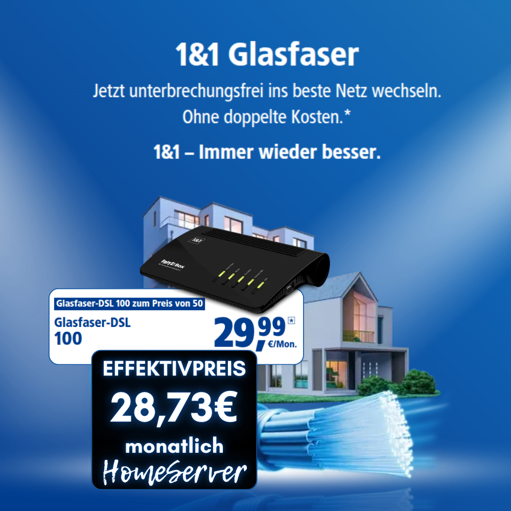 1&1 Glasfaser / DSL