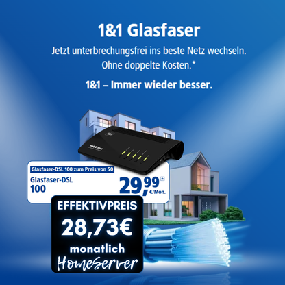 1&1 Glasfaser / DSL