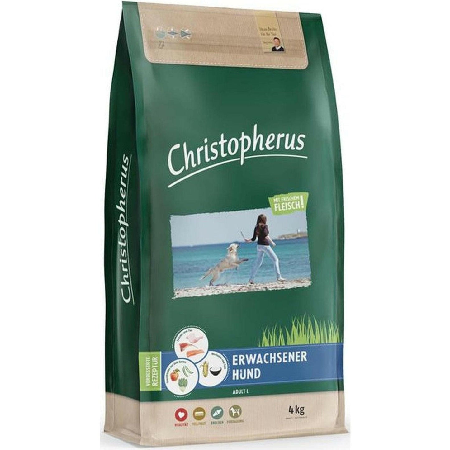 Christopherus älterer Hund Geflügel, Lamm, Ei & Reis