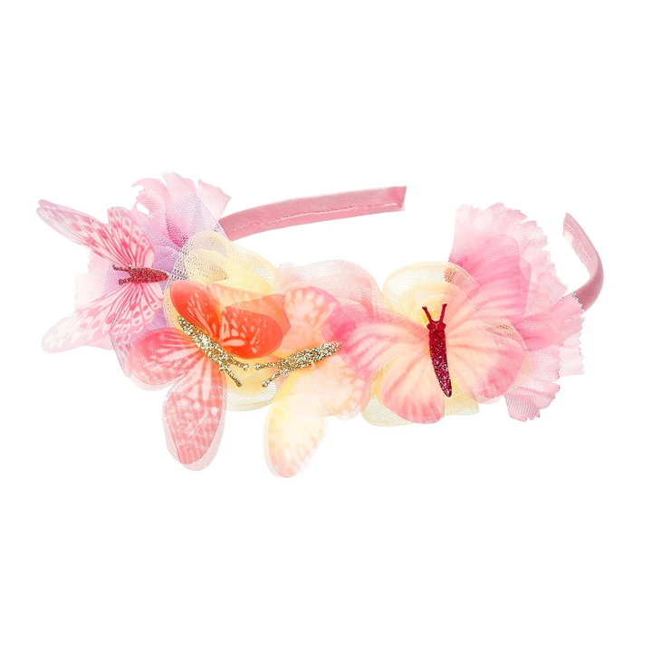 Haarreif Blumen Schmetterling
