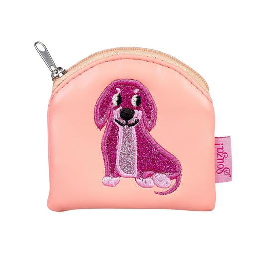Geldbeutel Hund pink