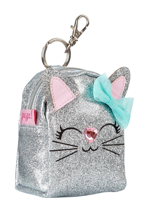 Geldbeutel Katze silber