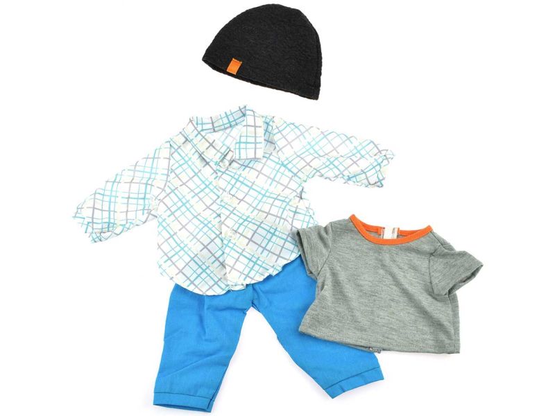 miniland dolls Bekleidungs-Set für Puppen, 4-tlg. mit Mütze