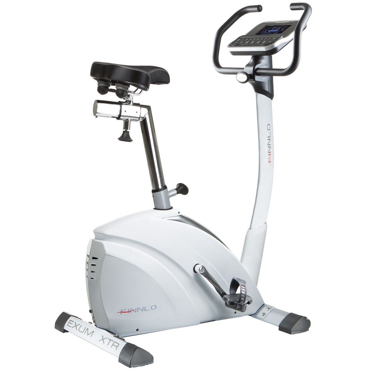 Ergometer Exum XTR BT | 20-400 Watt | USB | 15 Programme, Präzise Wattgenauigkeit, Fatburn , Soft Comfort FINNLO