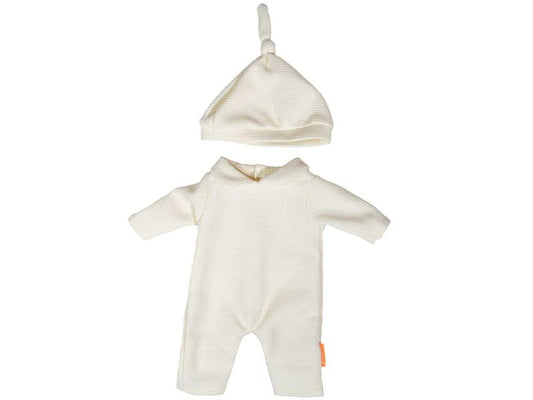 miniland dolls Pyjama mit Mütze, beige