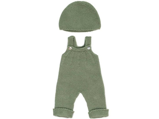 miniland dolls Latzhosen-Set mit Mütze