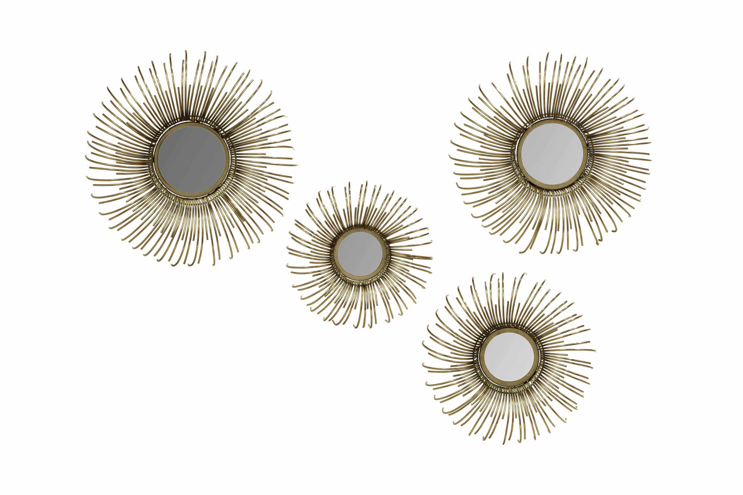 Wandspiegel Duke 525 4er-Set Silber