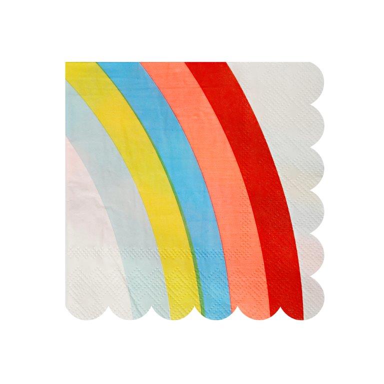 Grosser Regenbogen Servietten