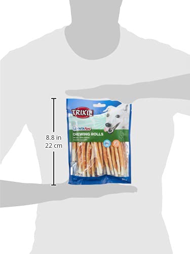 TRIXIE - Hühnchen Kaurolle "Denta Fun Chicken Chewing Rolls"
