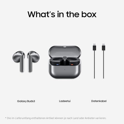 Samsung Galaxy Buds 3 - Bluetooth Kopfhörer mit Active Noise Cancelling (ANC)