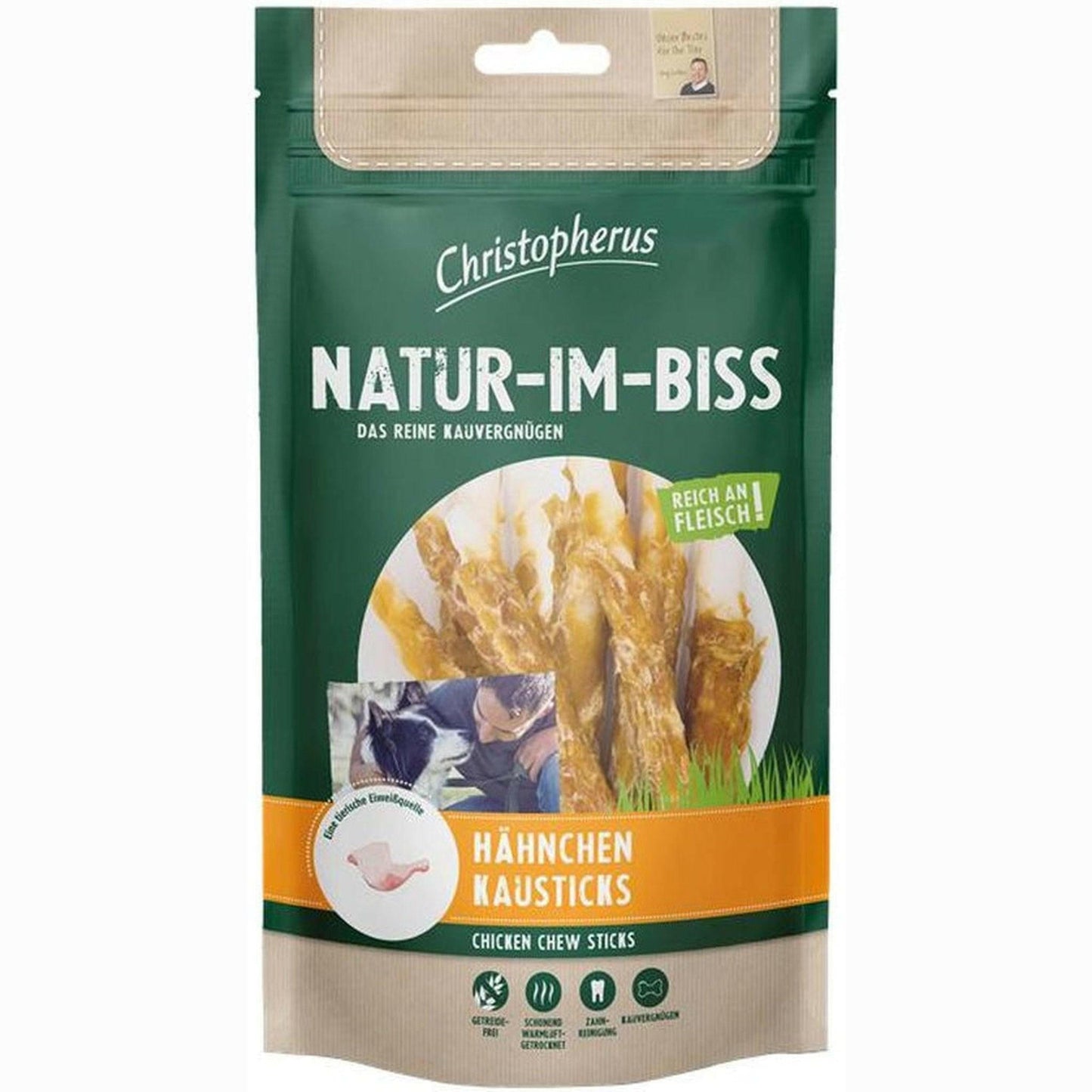 Christopherus Snack Hähnchenkausticks 12x70g