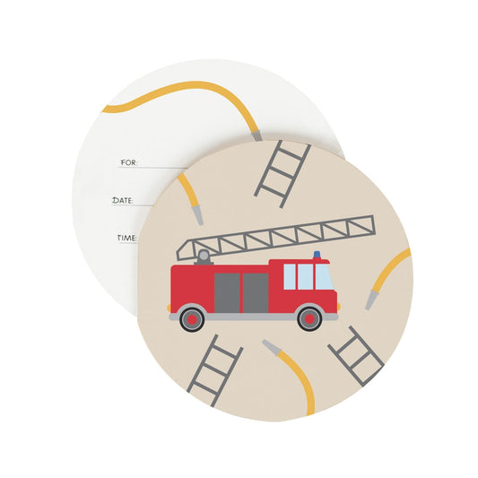 Feuerwehr Einladungen rund