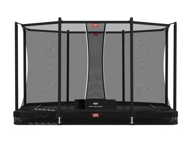 BERG Trampolin Ultim Favorit Sports InGround 330 Black inkl. Sicherheitsnetz Comfort