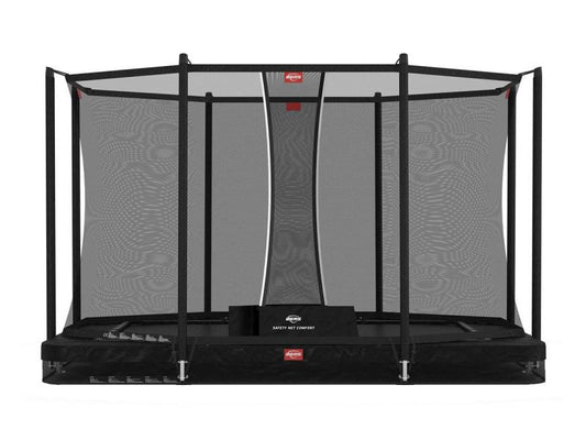 BERG Trampolin Ultim Favorit Sports InGround 330 Black inkl. Sicherheitsnetz Comfort