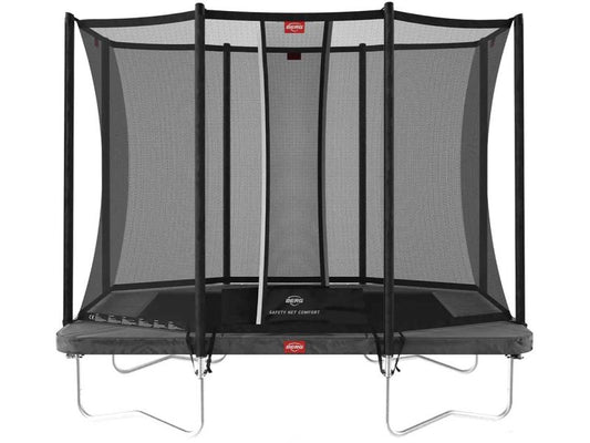 BERG Trampolin Ultim Favorit Regular 280 Grey inkl. Sicherheitsnetz Comfort, 2023